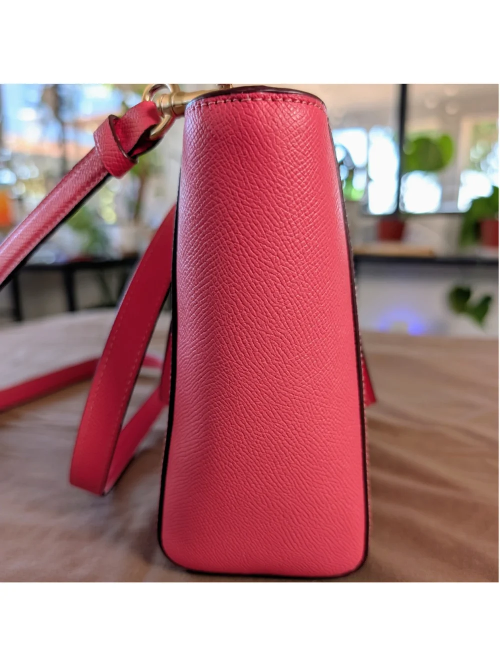 Coach Alice Mini Tote Crossbody Watermelon Leather CA224 Top Handle Satchel Bag